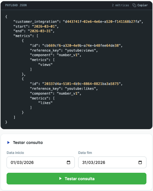 Teste de consulta no Connect Explorer